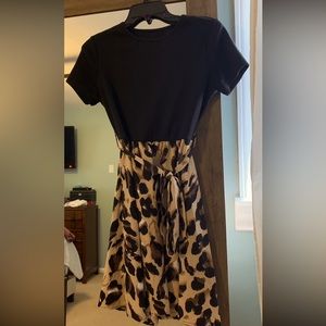 Animal print dress